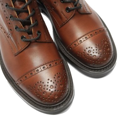 画像6: Tricker's(トリッカーズ)キャップトゥブローグブーツ(ダイナイトソール)/Beechnut Burnished(ビーチナッツバーニッシュド)