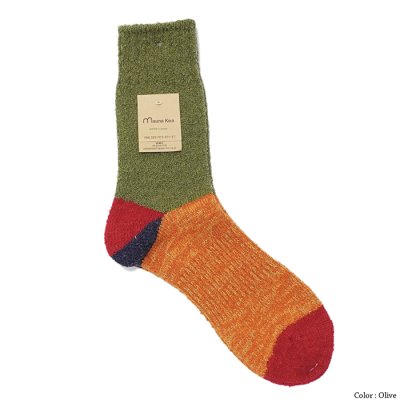 画像5: Mauna Kea(マウナケア)ドラロンウール踵切替えソックス / 5Colors(全5色展開)※3足までメール便発送可