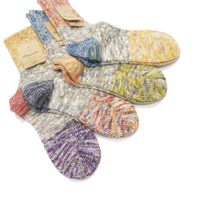 画像6: Mauna Kea（マウナケア）ツイスター杢切替えソックス"レディース" / 4Colors（全4色展開）※3足までメール便発送可