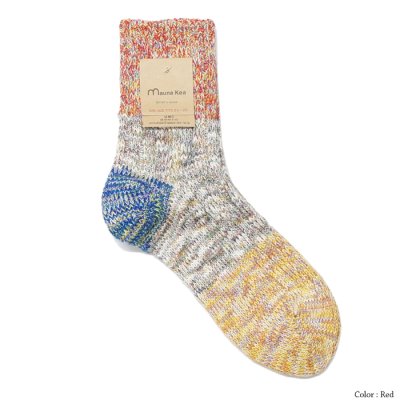 画像5: Mauna Kea（マウナケア）ツイスター杢切替えソックス"レディース" / 4Colors（全4色展開）※3足までメール便発送可