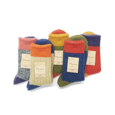画像7: Mauna Kea（マウナケア）ドラロンタムウール3面切替えソックス"レディース" / 5Colors（全5色展開）※3足までメール便発送可
