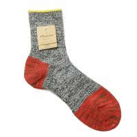 Mauna Kea（マウナケア）マルチカラーウール3面切替えソックス"レディース"/Gray（グレー）※3足までメール便発送可※