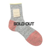Mauna Kea（マウナケア）マルチカラーウール3面切替えソックス"レディース" / Gray（グレー）※3足までメール便発送可