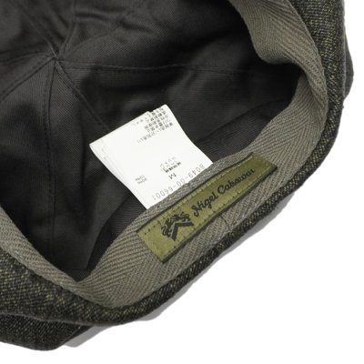 画像6: Nigel Cabourn(ナイジェル・ケーボン)CASQUETTE(キャスケット)"Black Chambray Hemp" / Charcoal(チャコールグレー)※Mサイズのみ