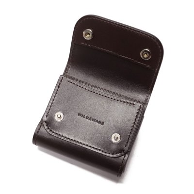 画像5: WILD SWANS(ワイルドスワンズ)STELLA(ステラ)ミニ3つ折りウォレット"サドルプルアップ"/Choco(チョコ)