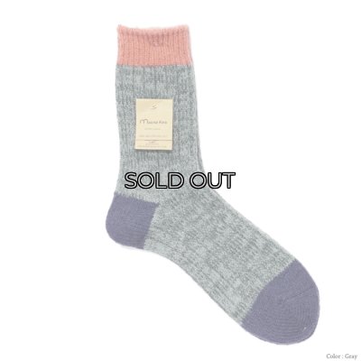 画像2: Mauna Kea（マウナケア）ドラロンタムウール3面切替えソックス / 5Colors（全5色展開）※3足までメール便発送可