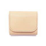 WILD SWANS（ワイルドスワンズ）STELLA（ステラ）ミニ3つ折りウォレット"サドルプルアップ"/Natural（ナチュラル）