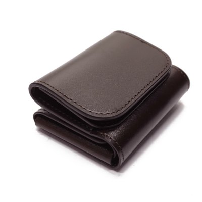 画像3: WILD SWANS(ワイルドスワンズ)STELLA(ステラ)ミニ3つ折りウォレット"サドルプルアップ"/Choco(チョコ)