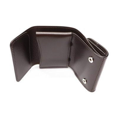 画像8: WILD SWANS(ワイルドスワンズ)STELLA(ステラ)ミニ3つ折りウォレット"サドルプルアップ"/Choco(チョコ)