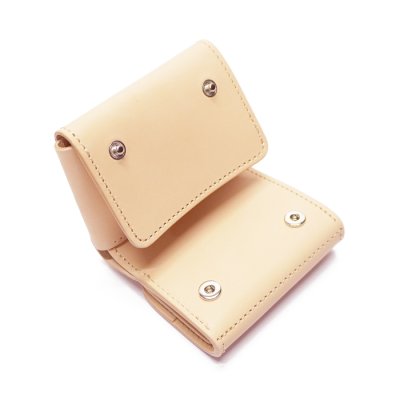 画像7: WILD SWANS(ワイルドスワンズ)STELLA(ステラ)ミニ3つ折りウォレット"サドルプルアップ"/Natural(ナチュラル)