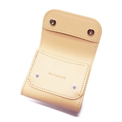 画像5: WILD SWANS(ワイルドスワンズ)STELLA(ステラ)ミニ3つ折りウォレット"サドルプルアップ"/Natural(ナチュラル)