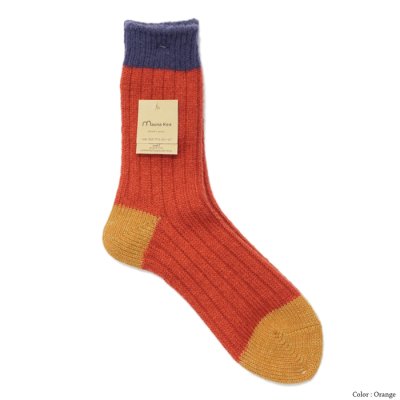 画像6: Mauna Kea(マウナケア)ドラロンタムウール3面切替えソックス / 5Colors(全5色展開)※3足までメール便発送可