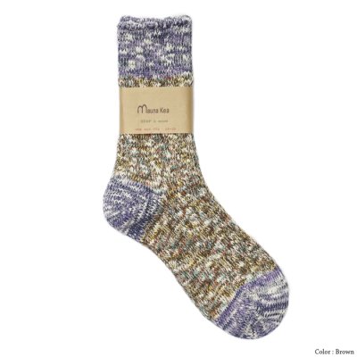 画像4: Mauna Kea(マウナケア)スラブ&リップルソックス”レディース” / 5Colors(全5色展開)※3足までメール便発送可