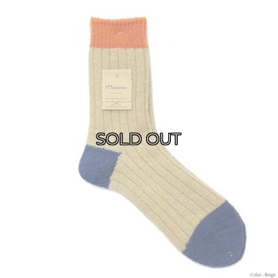 画像3: Mauna Kea（マウナケア）ドラロンタムウール3面切替えソックス / 5Colors（全5色展開）※3足までメール便発送可