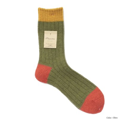 画像4: Mauna Kea(マウナケア)ドラロンタムウール3面切替えソックス / 5Colors(全5色展開)※3足までメール便発送可