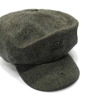 画像3: Nigel Cabourn(ナイジェル・ケーボン)CASQUETTE(キャスケット)"Black Chambray Hemp" / Charcoal(チャコールグレー)※Mサイズのみ