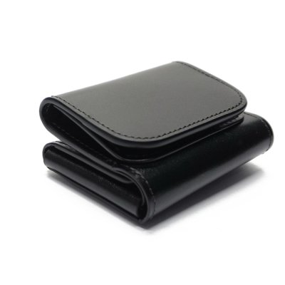 画像3: WILD SWANS（ワイルドスワンズ）STELLA（ステラ）ミニ3つ折りウォレット"サドルプルアップ"/Black（ブラック）