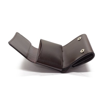 画像10: WILD SWANS(ワイルドスワンズ)STELLA(ステラ)ミニ3つ折りウォレット"サドルプルアップ"/Choco(チョコ)