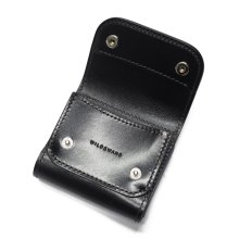 他の写真1: WILD SWANS（ワイルドスワンズ）STELLA（ステラ）ミニ3つ折りウォレット"サドルプルアップ"/Black（ブラック）