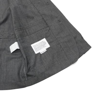 画像10: 【PointUp10%11/10迄】ENGINEERED GARMENTS(エンジニアードガーメンツ)Loiter Jacket(ロイタージャケット)"Tropical Wool" / Charcoal(チャコール)