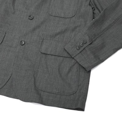 画像7: 【PointUp10%11/10迄】ENGINEERED GARMENTS(エンジニアードガーメンツ)Loiter Jacket(ロイタージャケット)"Tropical Wool" / Charcoal(チャコール)