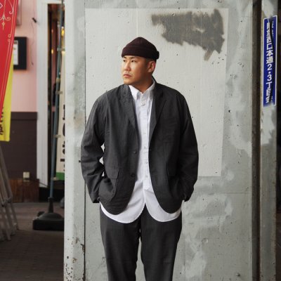 画像12: 【PointUp10%11/10迄】ENGINEERED GARMENTS(エンジニアードガーメンツ)Loiter Jacket(ロイタージャケット)"Tropical Wool" / Charcoal(チャコール)