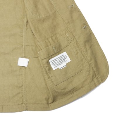 画像8: ENGINEERED GARMENTS（エンジニアードガーメンツ）Bedford Jacket（ベッドフォードジャケット）"CL Java Cloth" / Khaki（カーキ）