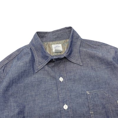 画像3: Post O'Alls（ポストオーバーオールズ）No.1 Shirt MV（No.1シャツ）"Classic Chambray" / Indigo（インディゴ）