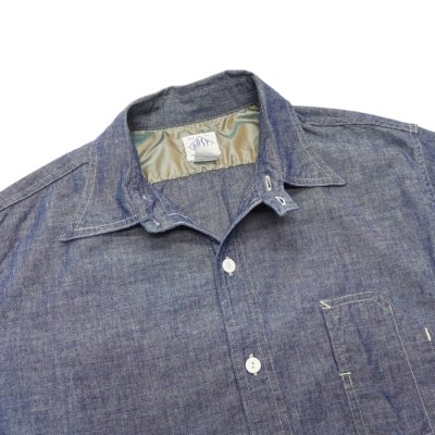 画像6: Post O'Alls（ポストオーバーオールズ）No.1 Shirt MV（No.1シャツ）"Classic Chambray" / Indigo（インディゴ）
