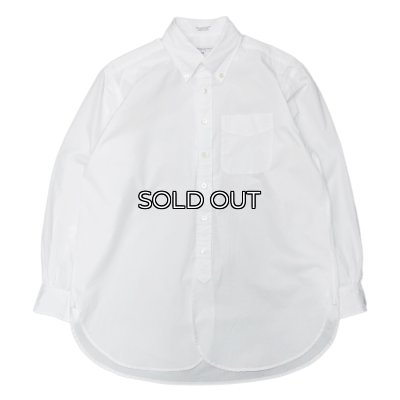 画像1: ENGINEERED GARMENTS（エンジニアードガーメンツ）19 Century BD Shirt （19 センチュリーボタンダウンシャツ）"100's 2Ply Btoadcloth"/ White（ホワイト）
