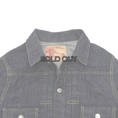 画像4: F.O.B FACTORY(エフオービーファクトリー)G-3 DENIM 2nd JK(G-3デニム2ndジャケット)"14oz G3 Selvedge Supima" / Indigo(インディゴ)※One Wash