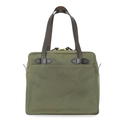 画像1: FILSON（フィルソン）TOTE BAG WITH ZIPPER（ジッパー付トートバッグ）/OTTER GREEN（オッターグリーン）