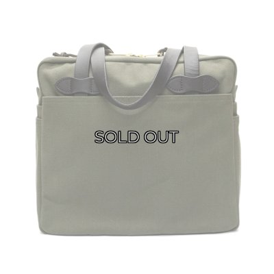 画像2: FILSON（フィルソン）TOTE BAG WITH ZIPPER（ジッパー付トートバッグ）/ OTTER GREEN（オッターグリーン）