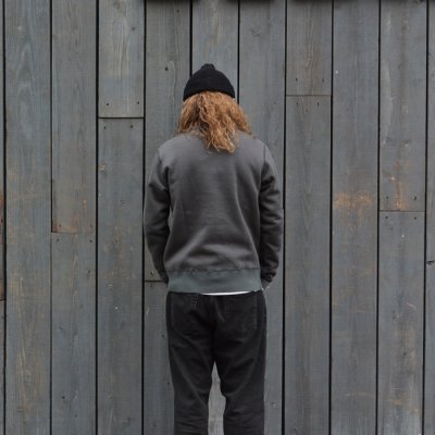 画像9: BARNS OUTFITTERS×BIG MAC（バーンズアウトフィッターズ×ビックマック）STANDARD COZUN GUSSET PRINT CREW NECK SWEAT（はめ込み両Vガゼットクルーネックスウェット）/ Black（ブラック）