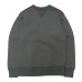 画像2: BARNS OUTFITTERS (バーンズアウトフィッターズ) STANDARD COZUN GUSSET PRINT CREW NECK SWEAT SP (はめ込み両Vガゼットクルーネックスウェット）"BIG MAC"/ Black（ブラック） (2)