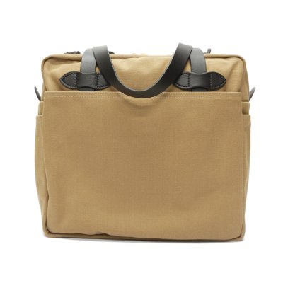 画像2: FILSON（フィルソン）TOTE BAG WITH ZIPPER（ジッパー付トートバッグ）/TAN（タン）