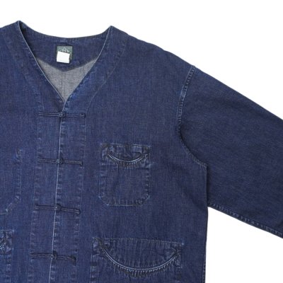 画像4: 【PointUp10%11/10迄】Post O'Alls（ポストオーバーオールズ）POST Chinois 2 DV（ポスト・シノワ 2 DV）"8oz Denim" / Indigo Deep Wash（インディゴディープウォッシュ）