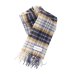 画像1: Johnstons of Elgin（ジョンストンズオブエルガン）ASYMMETRIC TARTAN CHECK SCARF（タータンチェックスカーフ）CASHMERE/House Check（ハウスチェック） (1)