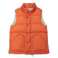 SIERRA DESIGNS（シエラデザイン）ZIP DOWN VEST（ジップダウンベスト）/ Orange（オレンジ）