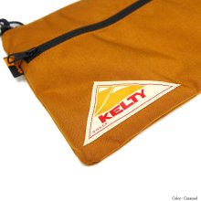 他の写真1: KELTY（ケルティ）VINTAGE FLAT POUCH"SM"（ヴィンテージフラットポーチSM）/Caramel（キャラメル）・Mustard（マスタード）
