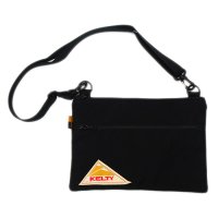 KELTY（ケルティ）VINTAGE FLAT POUCH"SM"（ヴィンテージフラットポーチSM）/Black（ブラック）