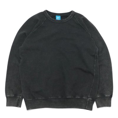 画像1: Good On（グッドオン）Raglan Crew Neck Sweat（ラグランクルーネックスウェット）"Vintage Dye"/Black（ブラック）※Mサイズのみ