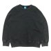 画像1: Good On（グッドオン）Raglan Crew Neck Sweat（ラグランクルーネックスウェット）"Vintage Dye"/Black（ブラック）※Mサイズのみ (1)