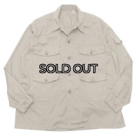 ＜30%OFF＞KAPTAIN SUNSHINE（キャプテンサンシャイン）Garment Dyed Safari Shirt Jacket（ガーメントダイドサファリシャツジャケット）/ Taupe（トープ）※36サイズ