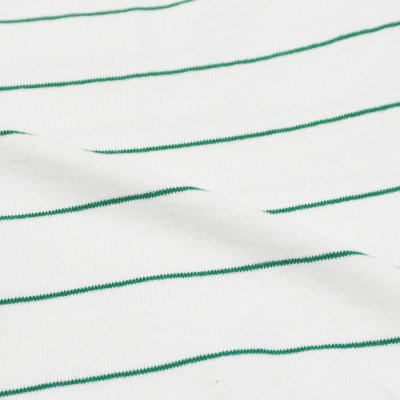 画像6: L.L.Bean（エルエルビーン）Union Striped Long Sleeve Tee（ユニオン ストライプロングスリーブT）"Japan Edition" / White×Lt,Green（ホワイト×ライトグリーン）