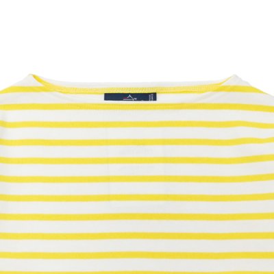 画像3: SAINT JAMES（セントジェームス）OUESSANT（ウエッソン）/ NEIGE×SUN（ホワイト×ライトイエロー）