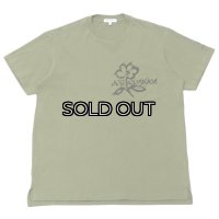 ENGINEERED GARMENTS（エンジニアードガーメンツ）Printed Cross Crew Neck T-Shirt（プリンテッドクロスクルーネックTシャツ）"JOE" / Olive（オリーブ）