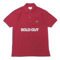 LACOSTE（ラコステ）Classic Fit Pique Polo Shirt（クラシックフィットピケポロシャツ）/Bordeaux（ボルドー）※Imported from France※サイズ2のみ