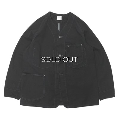 画像1: Post O'Alls（ポストオーバーオールズ）POST45 DV（ポスト45 ノーカラーモデル）"Cotton dobby Ripstop"/ Charcoal（チャコール）