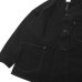 画像8: Post O'Alls（ポストオーバーオールズ）POST45 DV（ポスト45 ノーカラーモデル）"Cotton dobby Ripstop"/ Charcoal（チャコール）